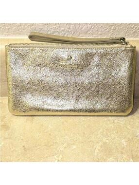 Kate Spade Elegant Gold Wristlet Clutch